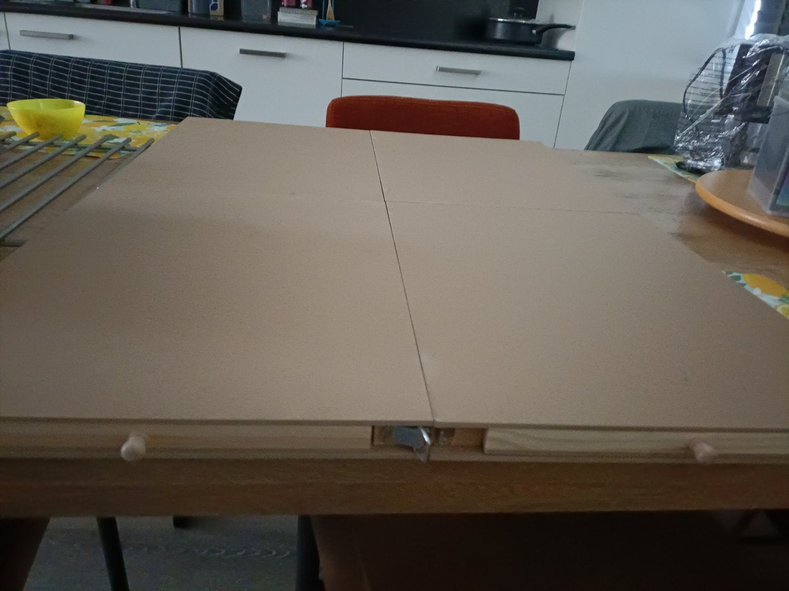 inklapbare puzzeltafel/plaat, Ophalen, Meer dan 1500 stukjes, Zo goed als nieuw, Legpuzzel