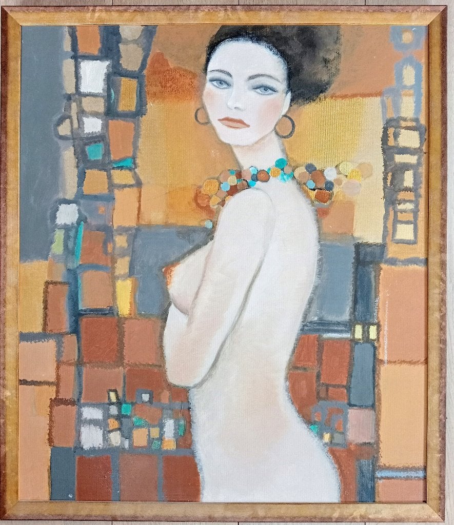 Schilderij, Antiek en Kunst, Ophalen, Acrylverf, Overige stijlen, Doek