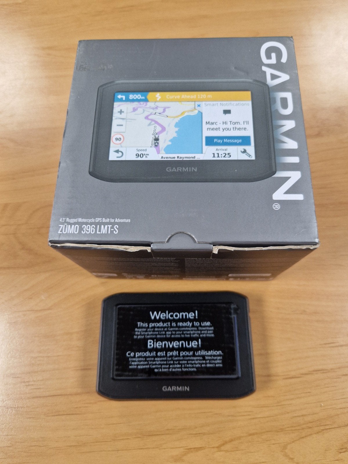Garmin Zumo 396 LMT-S met Zumolock en alle toebehoren, Ophalen of Verzenden, Gebruikt