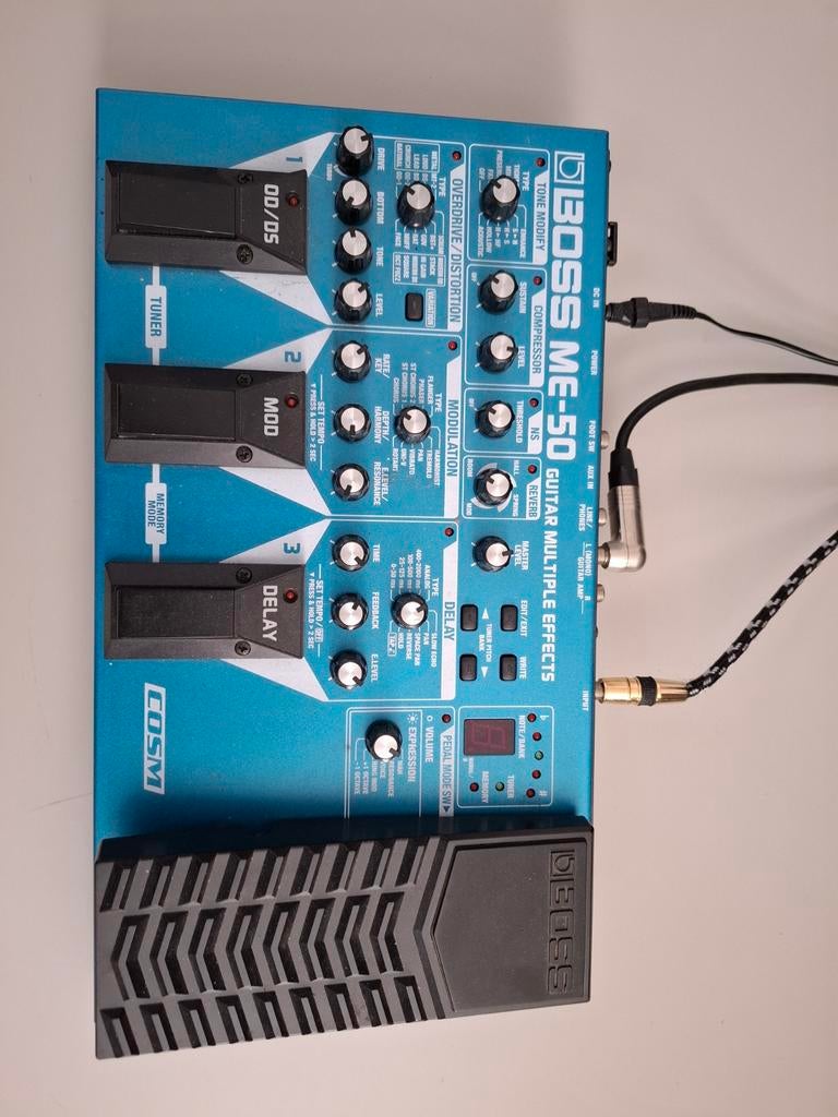Boss ME-50 gitaar multi-effectpedaal, Muziek en Instrumenten, Ophalen, Gebruikt
