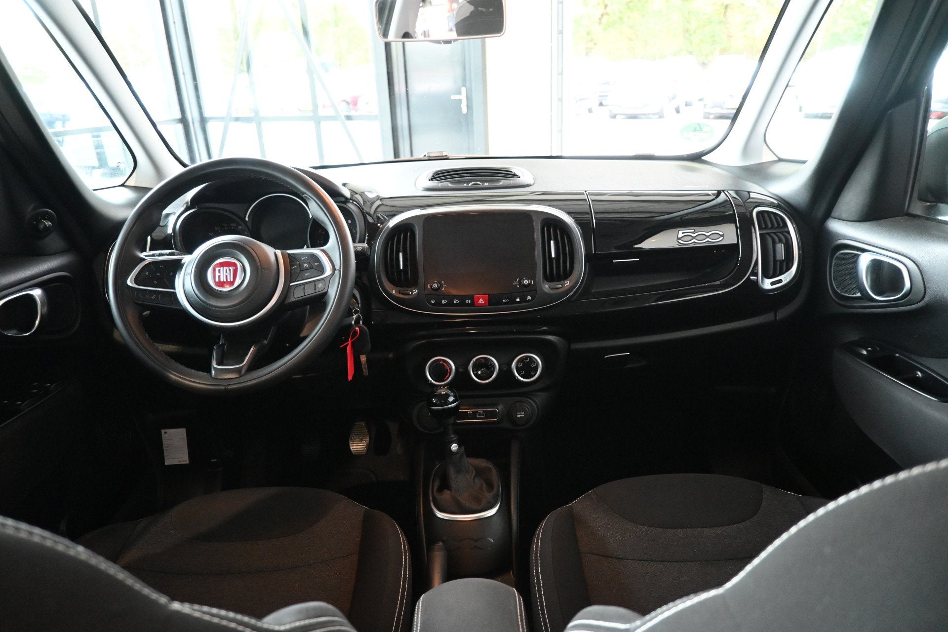 Fiat 500L 0.9 TwinAir CityCross Clima Navigatie Trekhaak Goe, Stof, Gebruikt, Met garantie (alle), Zwart