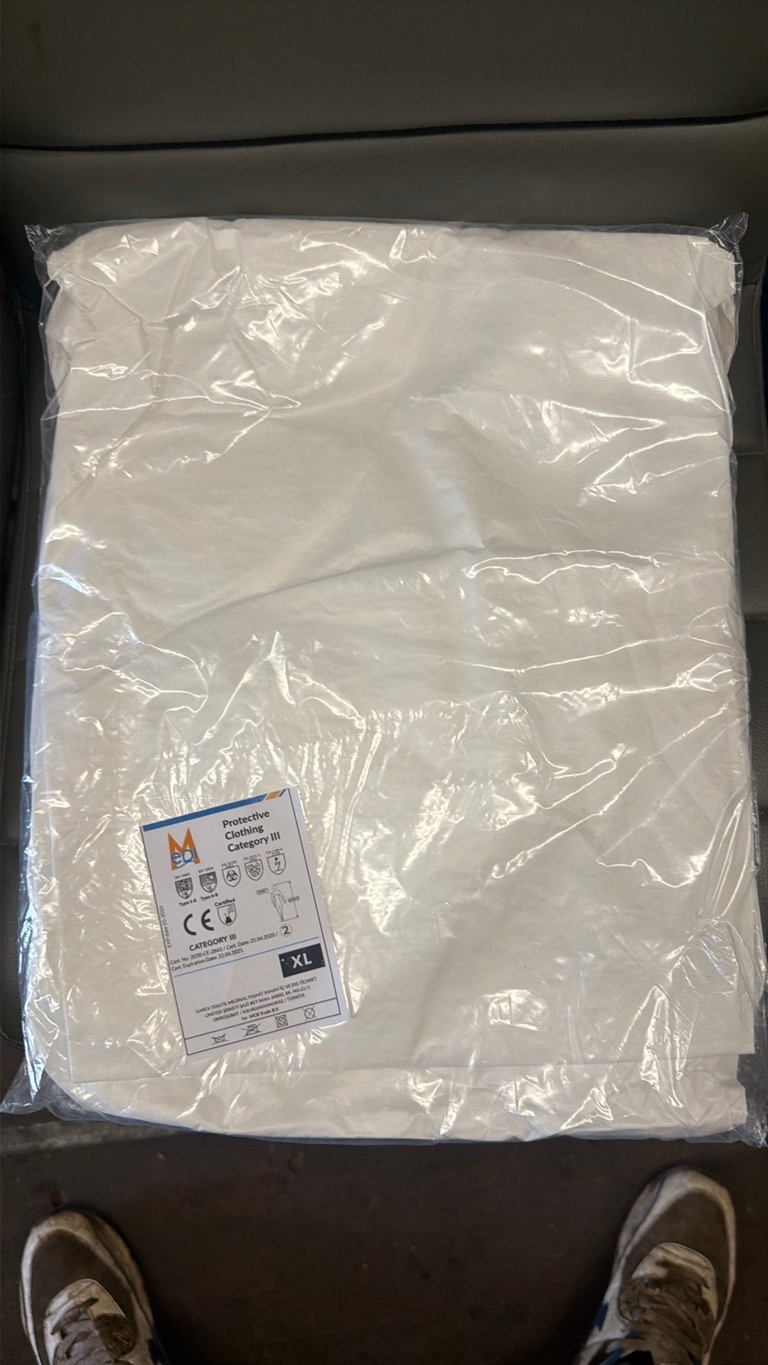 50 wegwerpoveralls met capuchon maat XL, Tuin en Terras, Z, Z, Overall, Nieuw
