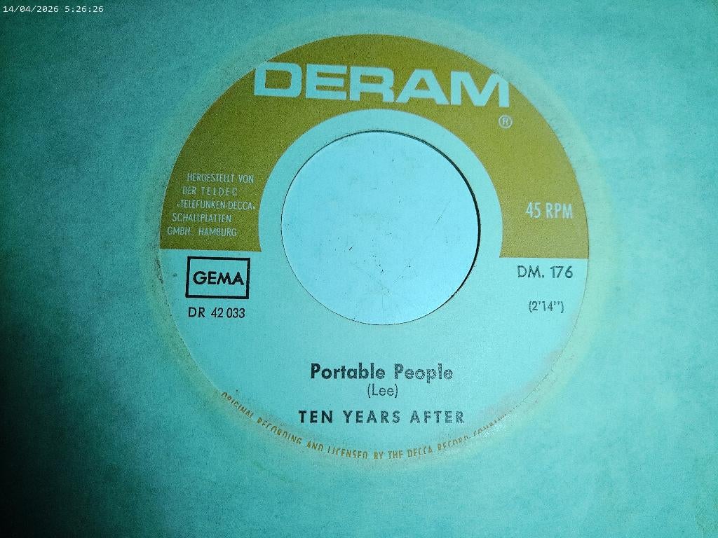 Ten Years After - Sounds / Portable People, Originele persing, Ophalen of Verzenden, Gebruikt, Rock en Metal