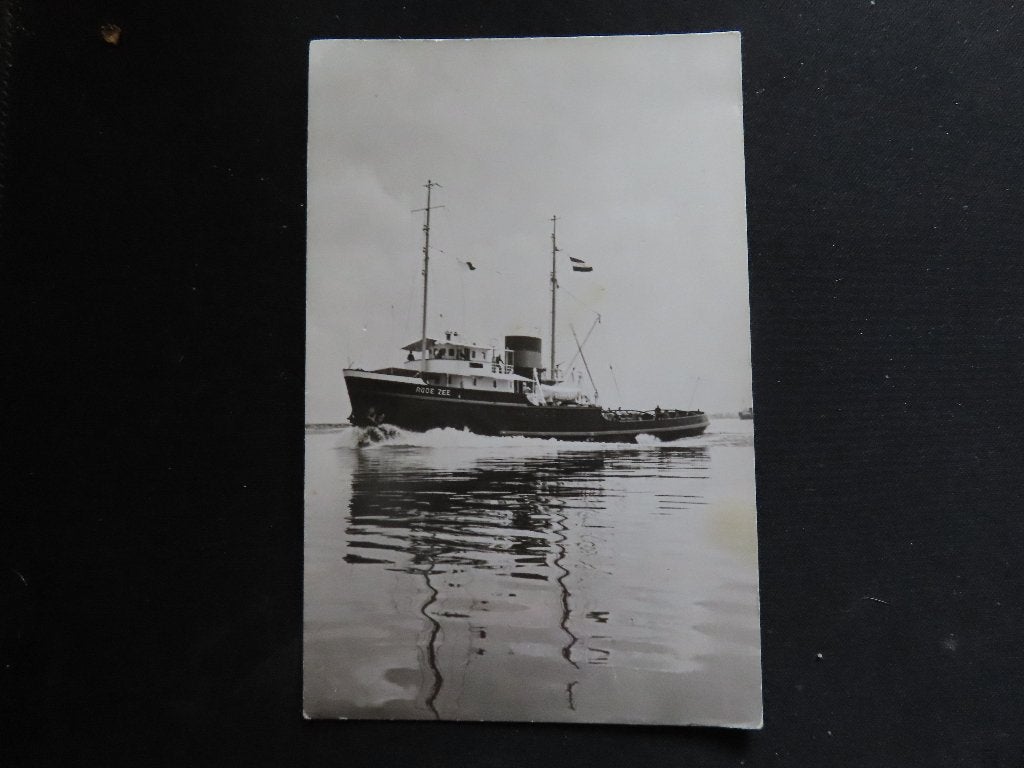 ansichtkaart sleepboot "Rode zee" Smit & co, Verzamelen, Ophalen of Verzenden, Gebruikt, Motorboot, Kaart, Foto of Prent