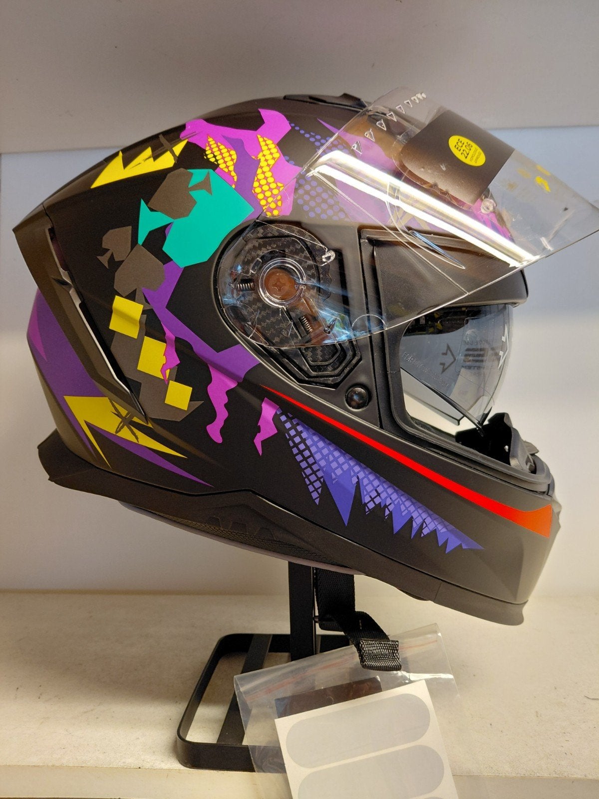 Nieuwe helm met zonnevizier maat XS, XS, Kinderen, Ophalen of Verzenden, Integraalhelm