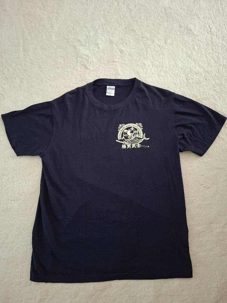 T shirt, origineel Japans shirt " XL Katsuo Bushi", Ophalen of Verzenden, Zo goed als nieuw, Maat 56/58 (XL), Zwart