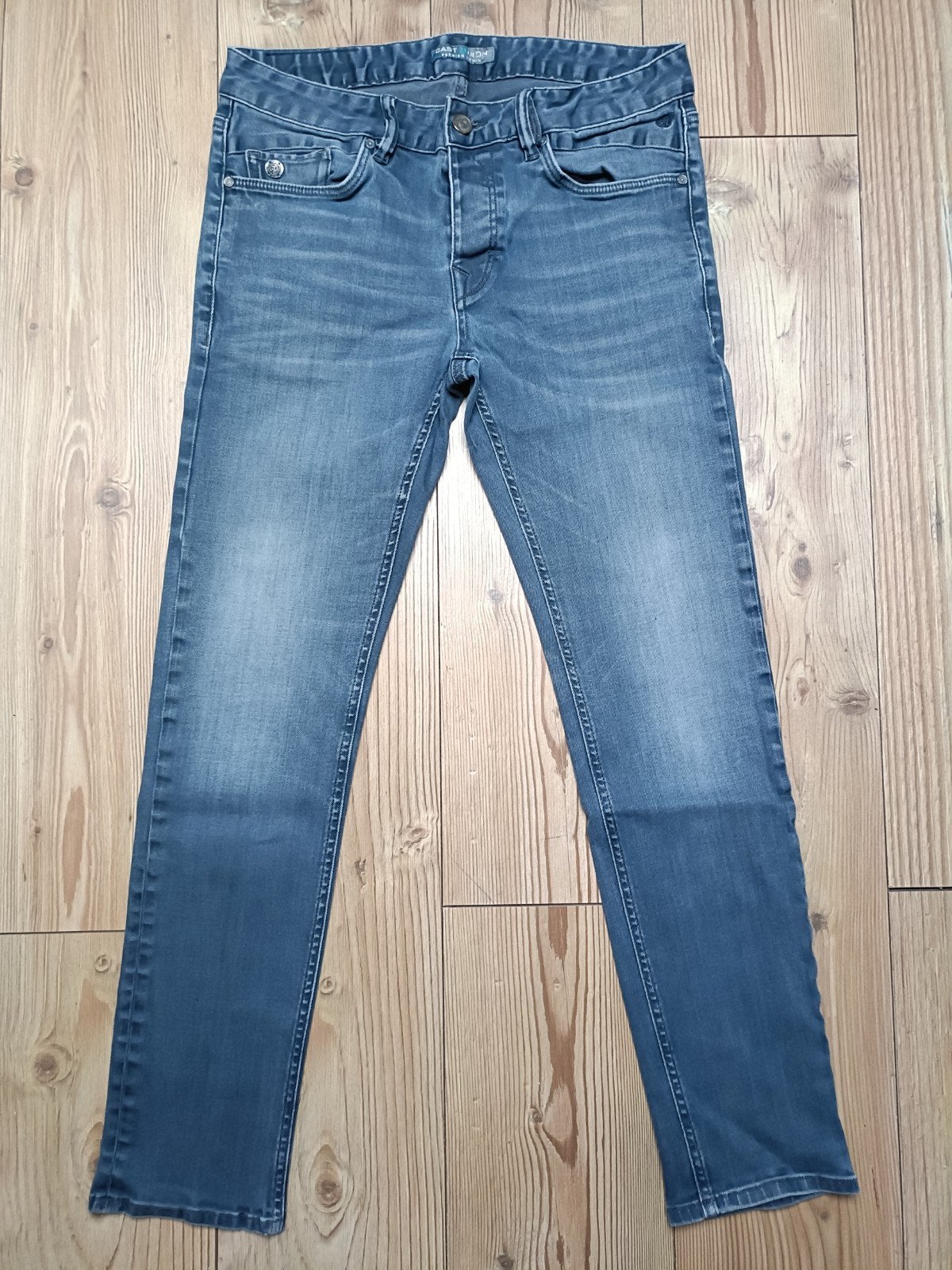 Cast Iron stretch maat 31-32, Ophalen of Verzenden, Gedragen, Blauw, W32 (confectie 46) of kleiner