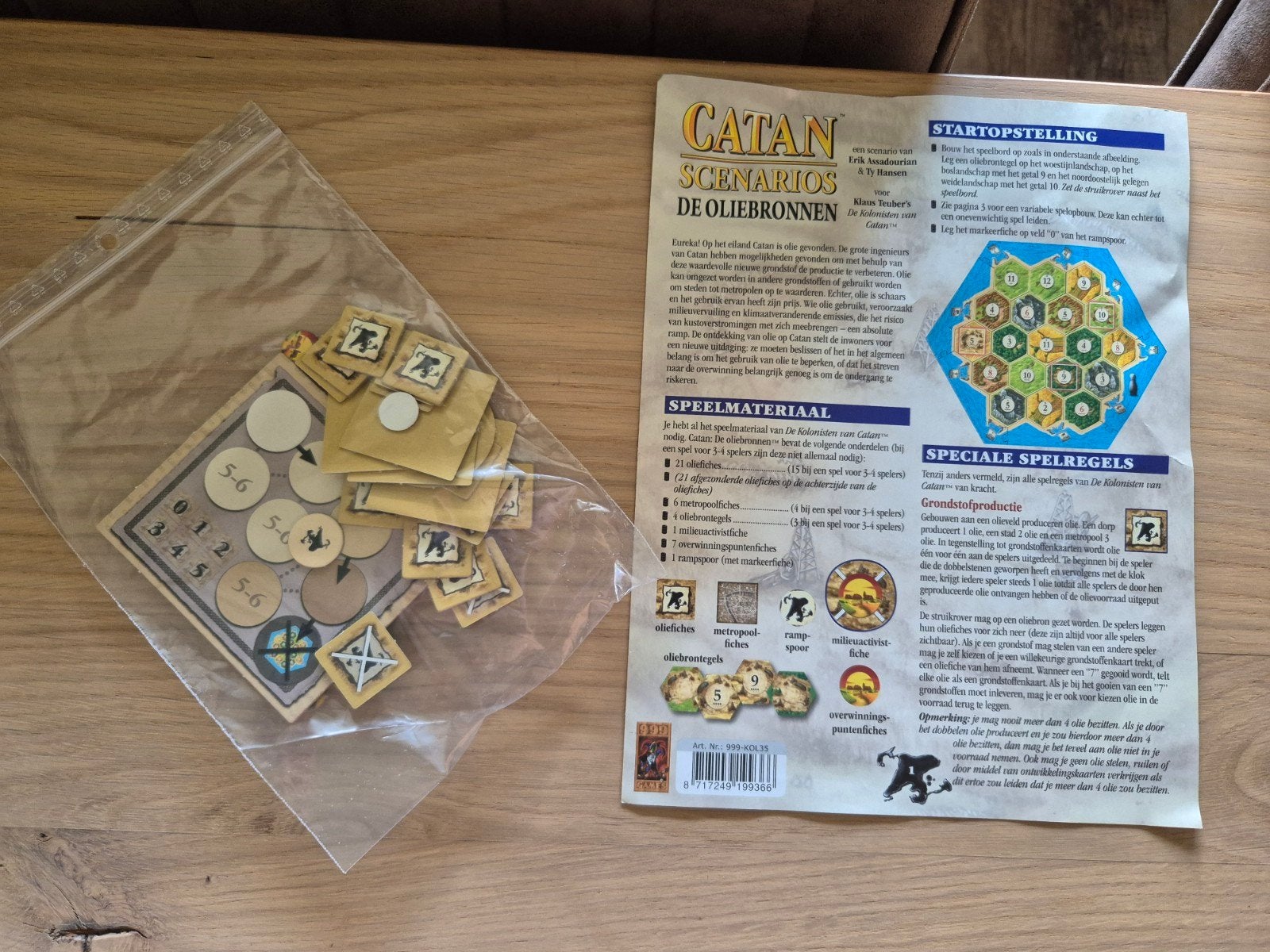 Catan Scenarios De oliebronnen uitbreidingsset, Hobby en Vrije tijd, Gezelschapsspellen | Bordspellen, Ophalen of Verzenden, Gebruikt