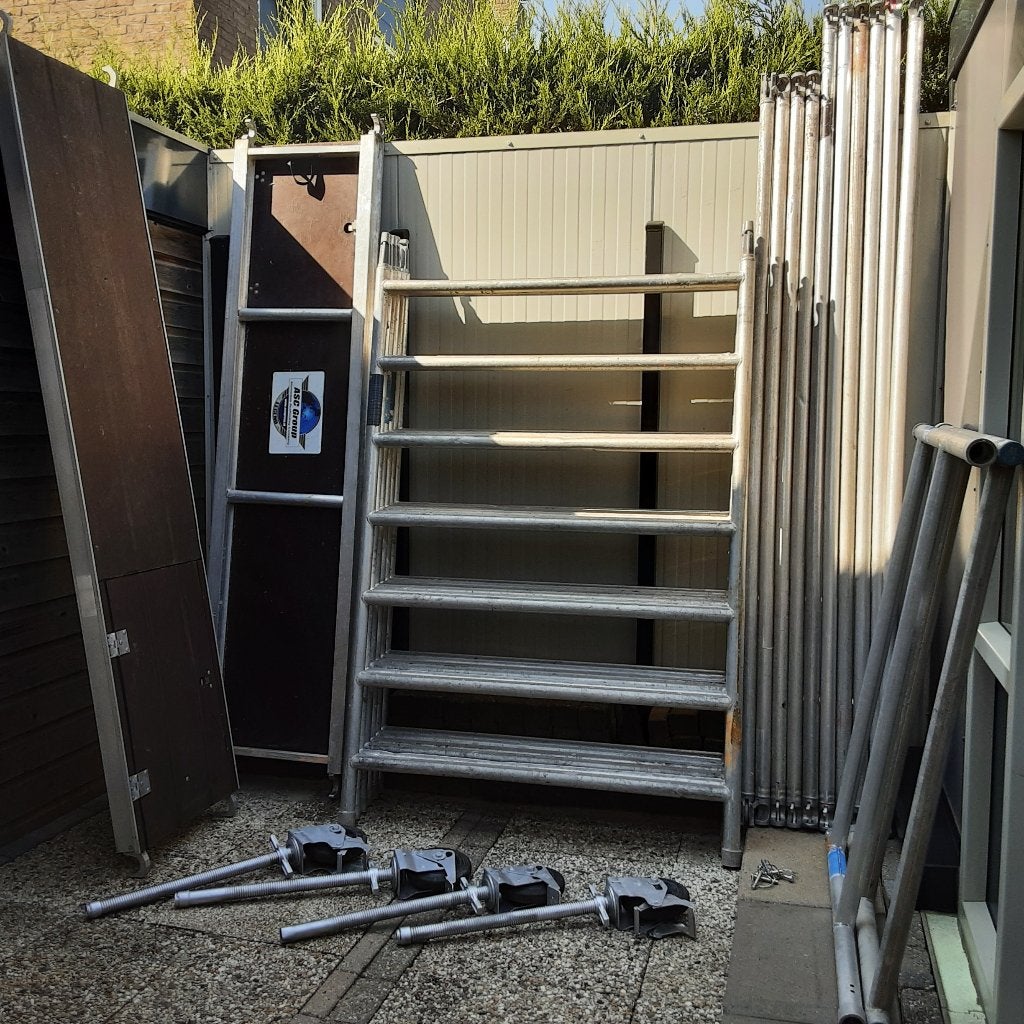 ROLSTEIGER ASC EUROPEN SNELBOUW  ALUMINIUM WERH. 8,3 MTR., Doe-het-zelf en Verbouw, Ophalen, Gebruikt, Rolsteiger of Kamersteiger