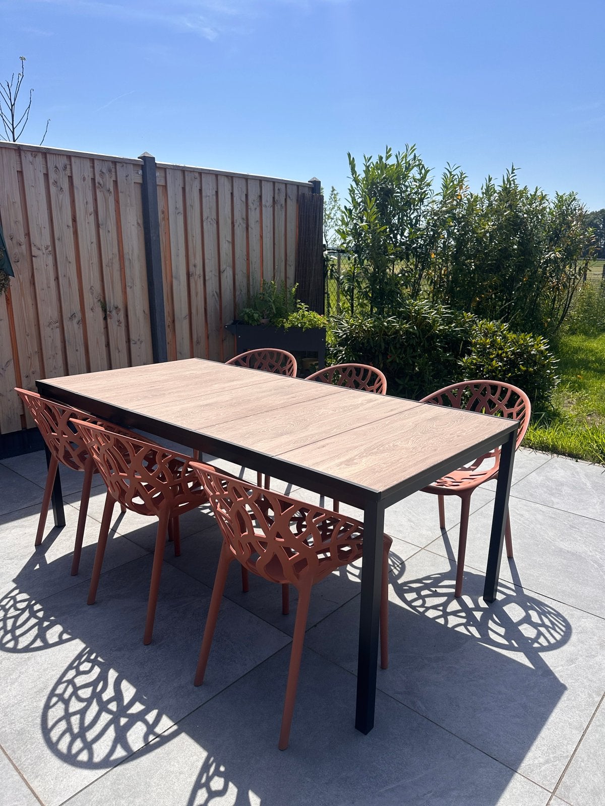 Nieuwe Keter Porto tuintafel 200x95cm, Tuin en Terras, Ophalen, Nieuw, Rechthoekig, Kunststof