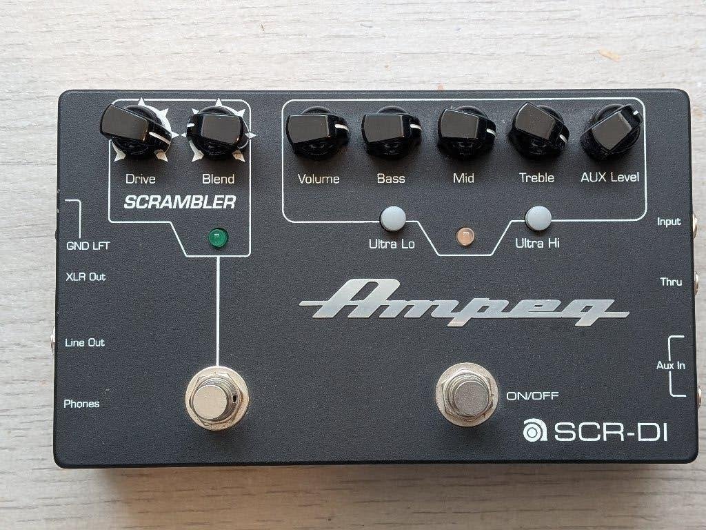 Ampeg SCR‑DI – uitstekende staat, €160, Ophalen of Verzenden, Zo goed als nieuw, Basgitaar, 100 watt of meer
