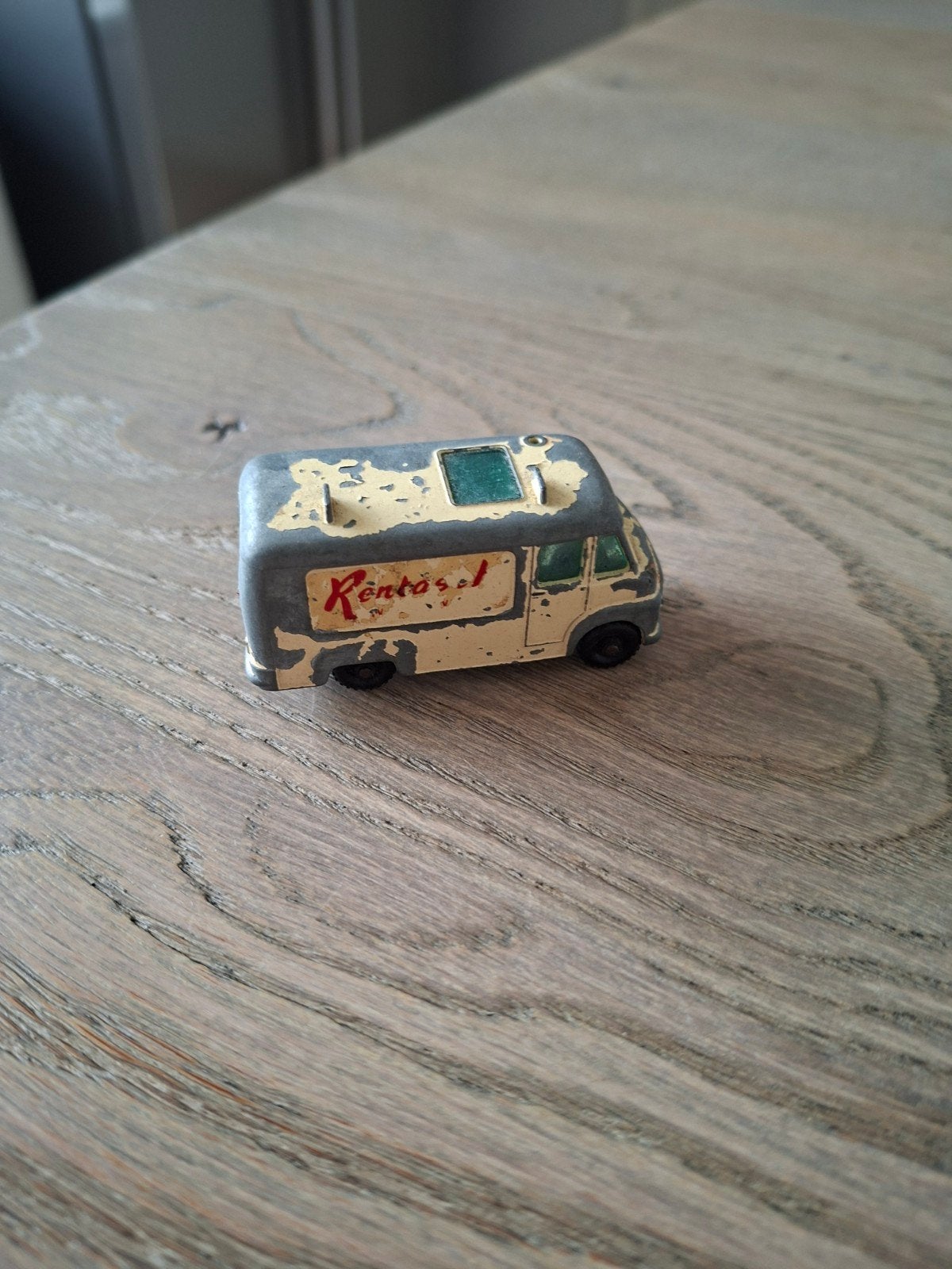 Vintage Matchbox Lesney 25 'Rentasol TV' Service Van, Ophalen of Verzenden, Gebruikt, Auto's