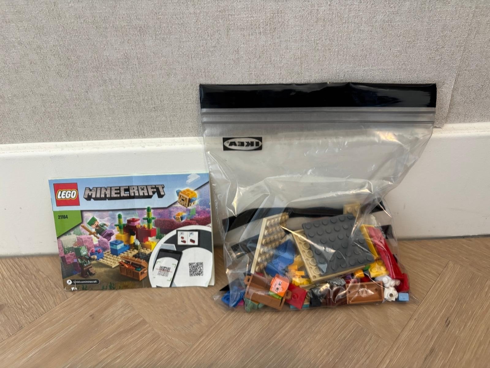 LEGO Minecraft 21164 Het Koraalrif - Complete set, Ophalen, Gebruikt, Lego