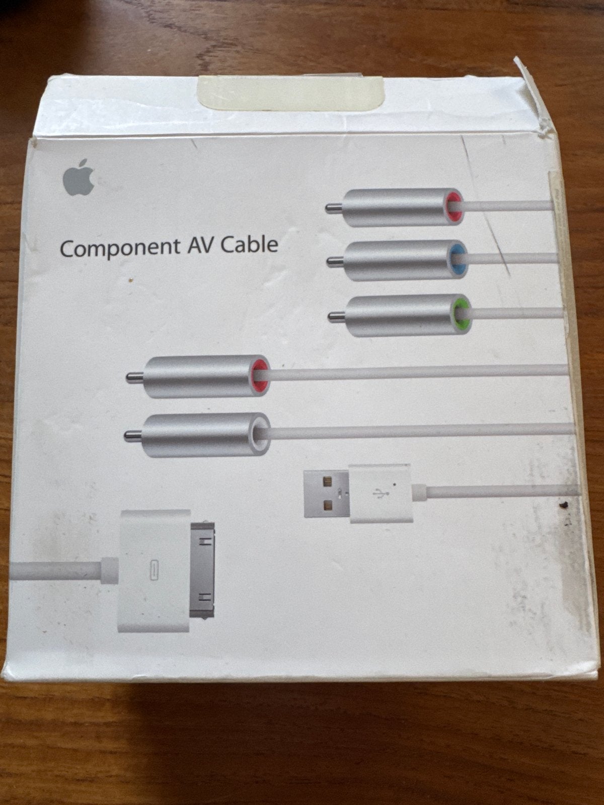 Apple Component AV Kabel voor 30-pins apparaten, Ophalen of Verzenden, Gebruikt, Minder dan 2 meter, Componentkabel