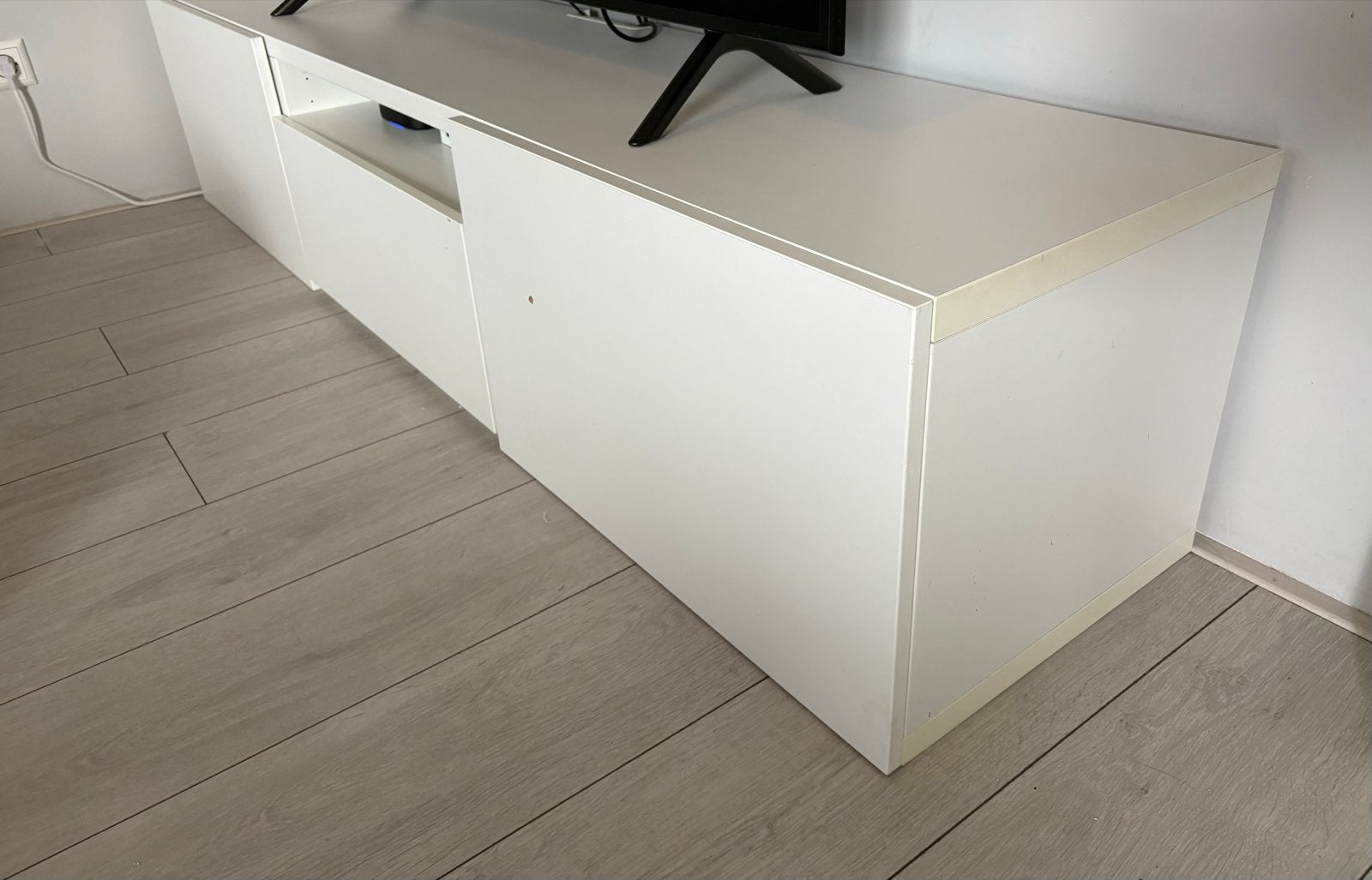 GRATIS - IKEA Besta TV meubel wit, Ophalen, Overige materialen, Gebruikt, 150 tot 200 cm