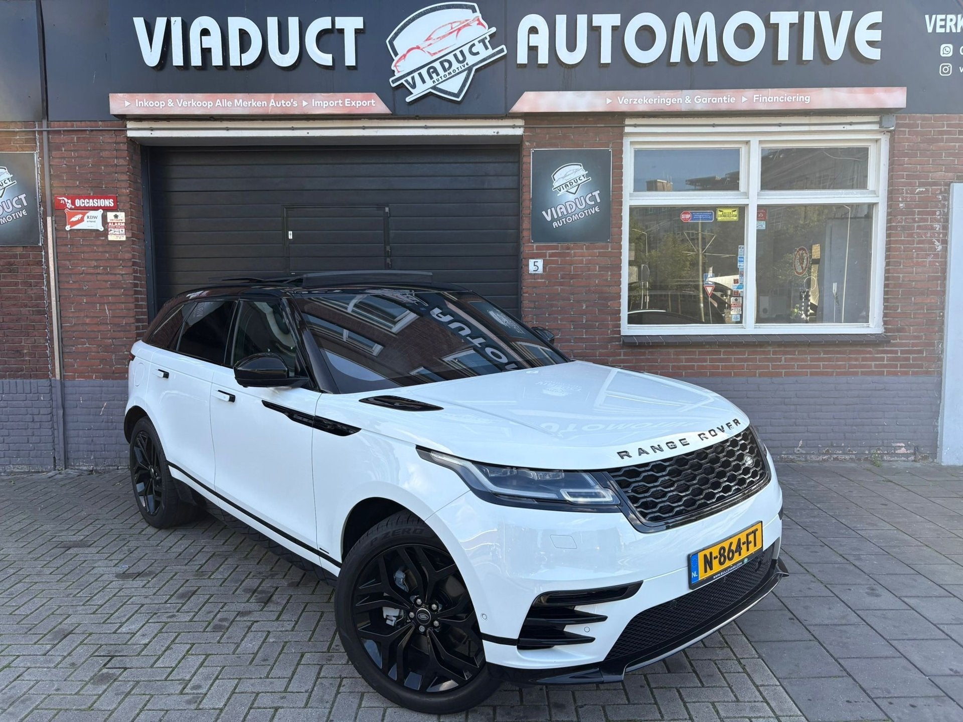 Land Rover Range Rover Velar 2.0 P300 Turbo AWD R-Dynamic HS, Auto's, Automaat, Gebruikt, 4 cilinders, Range Rover Velar