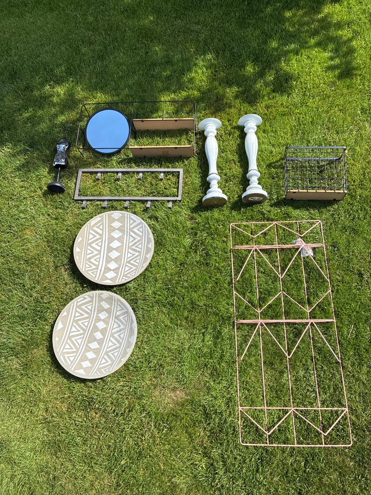 Complete set woonaccessoires (voor studentenkamer), Huis en Inrichting, Woonaccessoires | Overige, Ophalen, Hout, Gebruikt, Meerkleurig