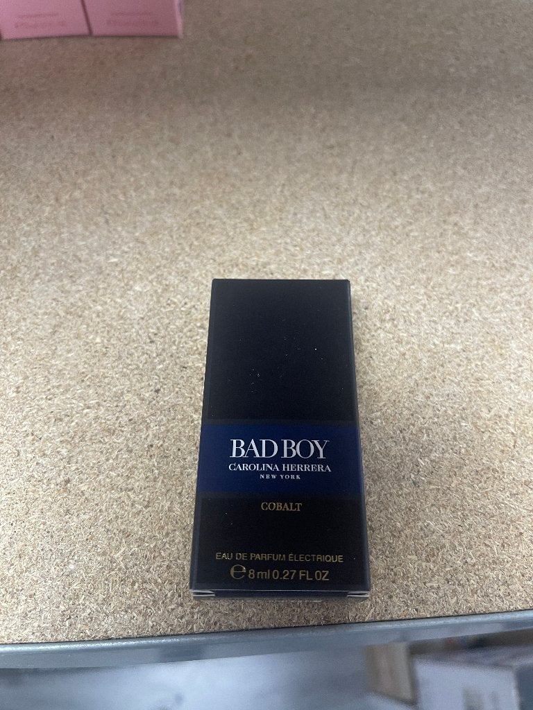 Carolina Herrera Bad Boy Cobalt Eau de Parfum Miniatuur 8 ml, Ophalen of Verzenden, Nieuw