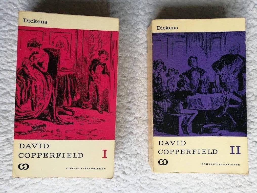 Charles Dickens - David Copperfield - (Ned. vert., 2 dln), Ophalen of Verzenden, Gelezen, Charles Dickens, Europa overig