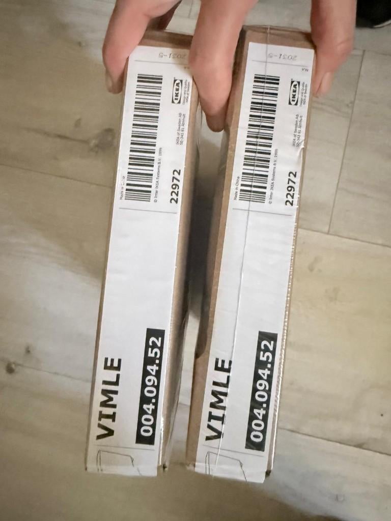 2x IKEA VIMLE armleuningenhoezen – Gunnared beige – NIEUW, Ophalen, Klassiek, 75 tot 100 cm, Rechte bank