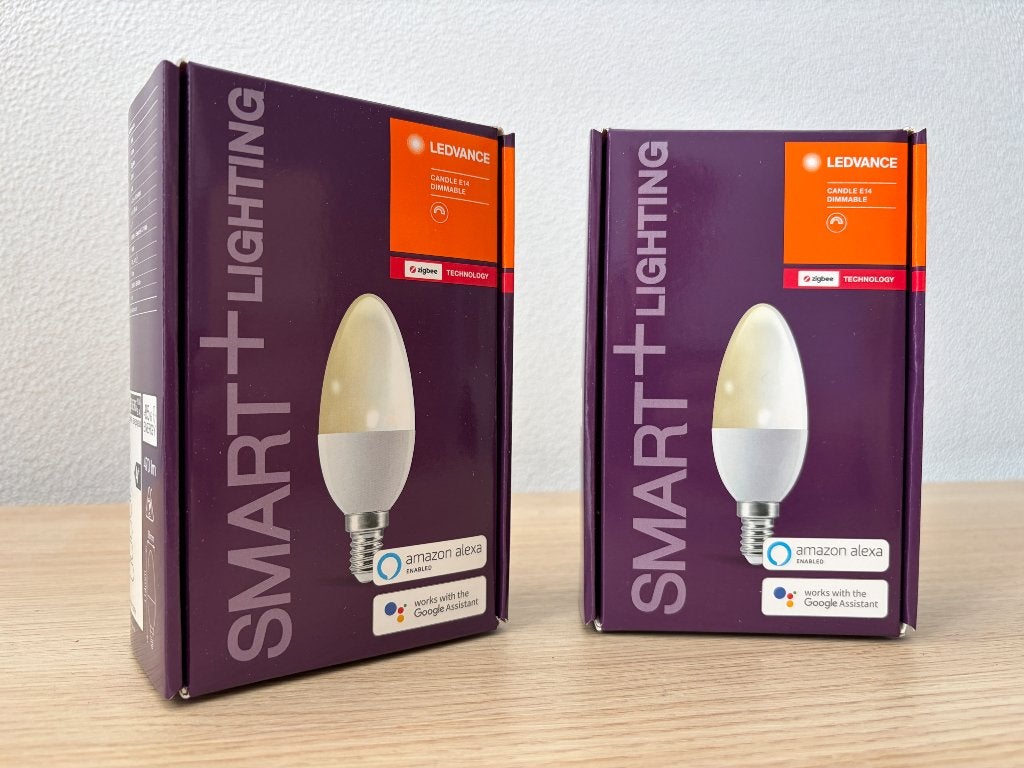 Ledvance Smart+ Lighting E14 LED Kaarslamp dimbaar (2 stuks), 30 tot 60 watt, Led-lamp, Osram, E14 (klein)