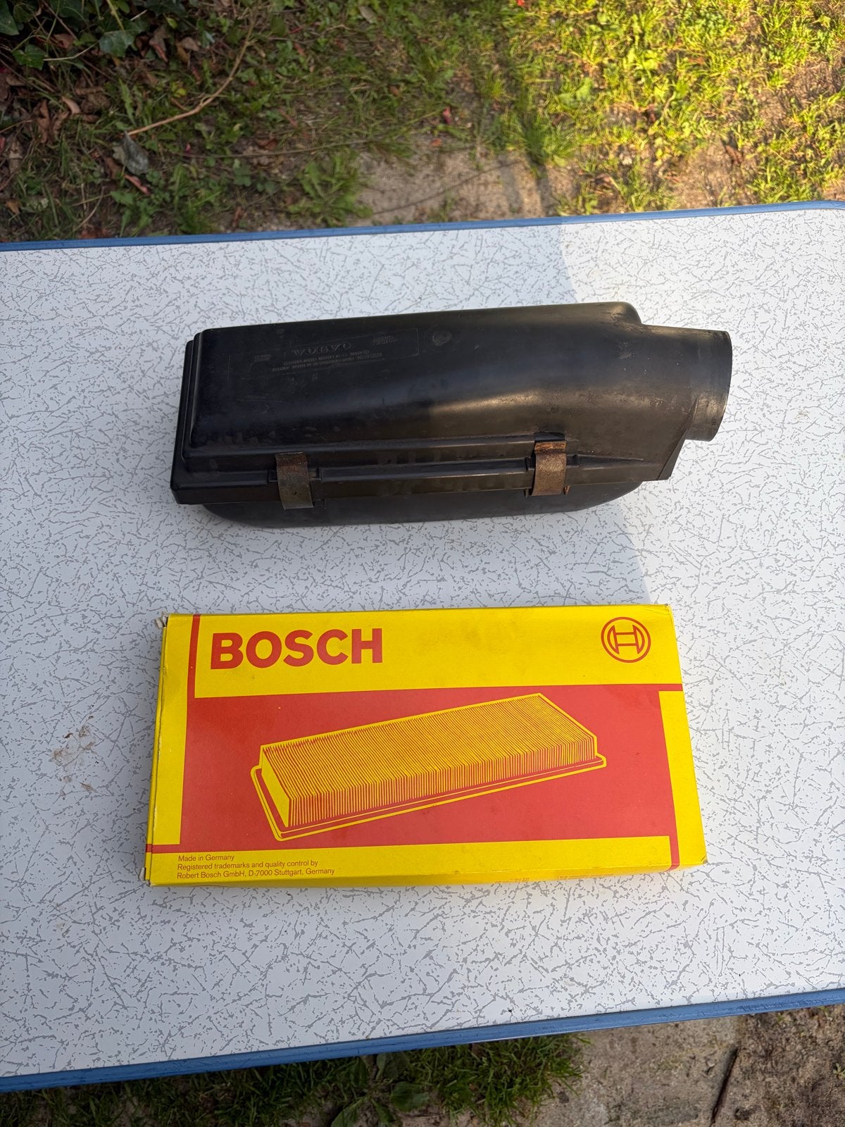 Volvo 240/340/360 Luchtfilterhuis met nieuw Bosch filter, Auto-onderdelen, Ophalen of Verzenden, Gebruikt, Volvo