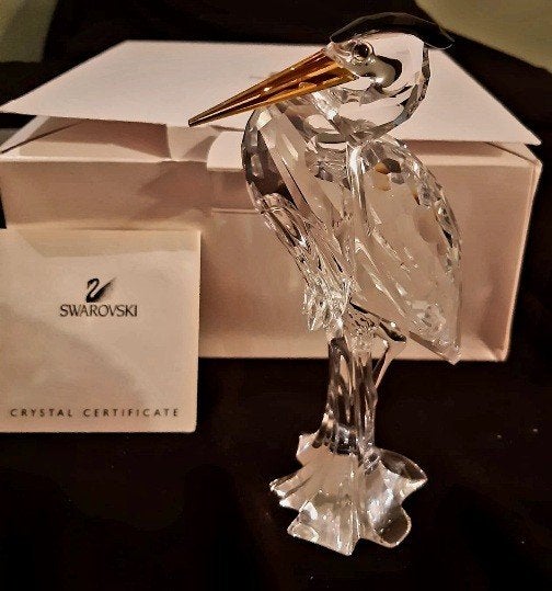 Swarovski Zilverreiger, Ophalen of Verzenden, Figuurtje