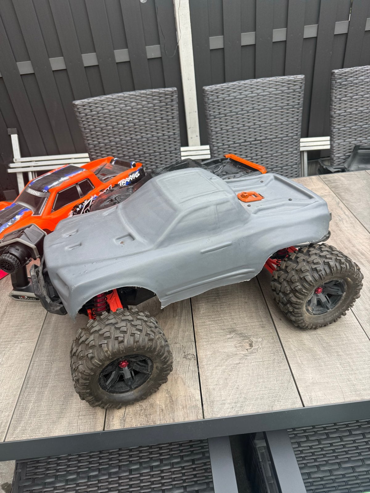 Traxxas X-Maxx 8S met veel extra's en onderdelen, Gebruikt, Auto offroad, RTR (Ready to Run), Schaal 1:8