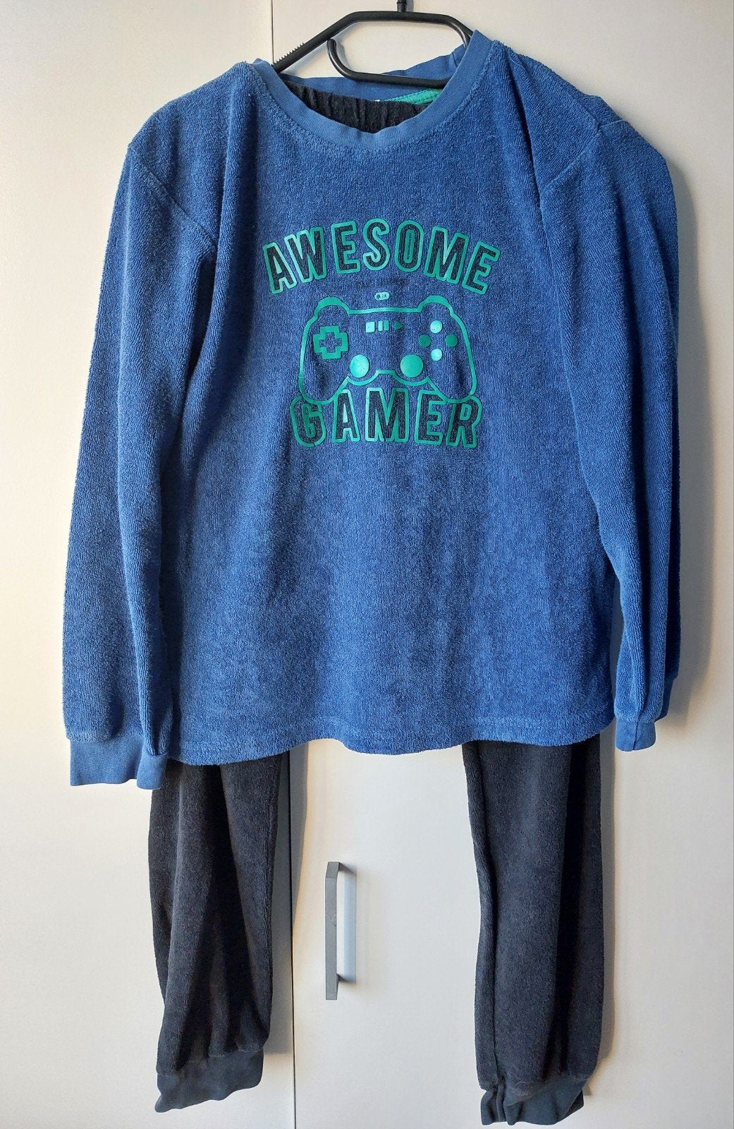 Gamer pyjama maat 164, Ophalen of Verzenden, Zo goed als nieuw, Jongen, Nacht- of Onderkleding