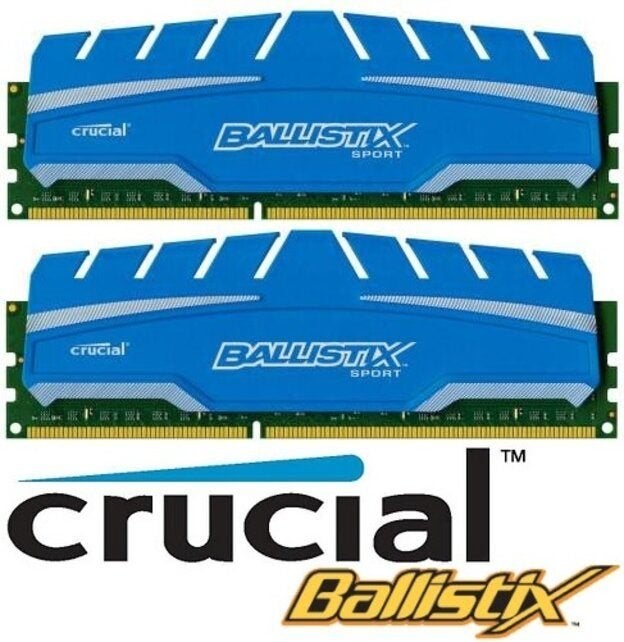 Crucial Ballistix Sport PC3-12800 8GB (2x4GB) BLS4G3D169DS3