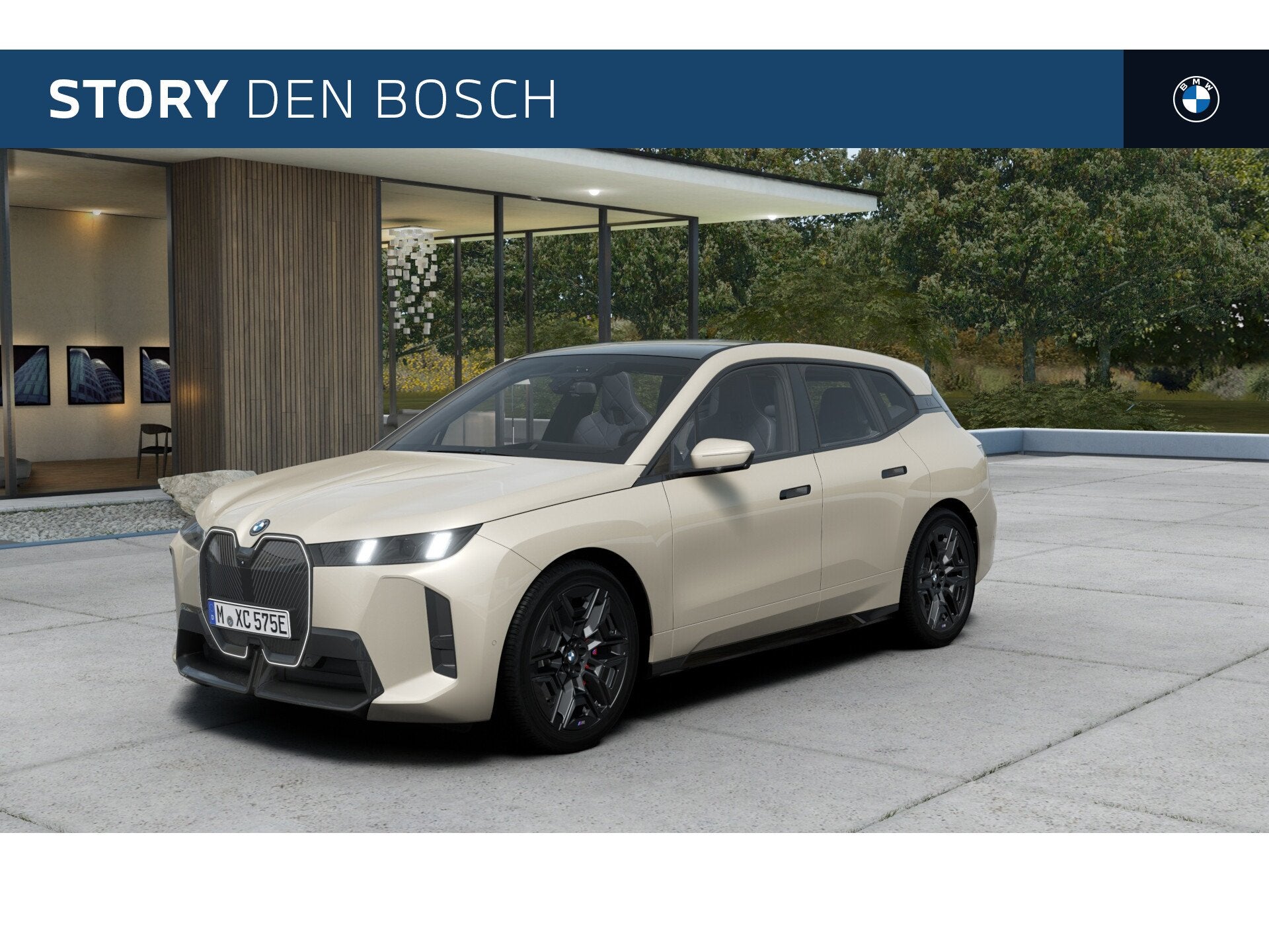 BMW iX xDrive60 M Sport / Panoramadak Sky Lounge / Trekhaak, Auto's, BMW, Automaat, IX, Leder, 2480 kg