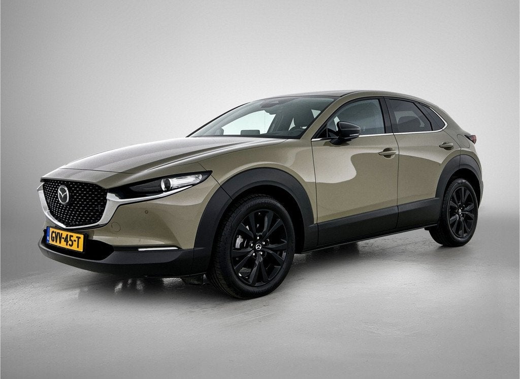 Mazda CX-30 2.5 e-SkyActiv-G M Hybrid Homura | Stoelverwarmi, Auto's, Mazda, 12 maanden, Gebruikt, 4 cilinders, Bedrijf