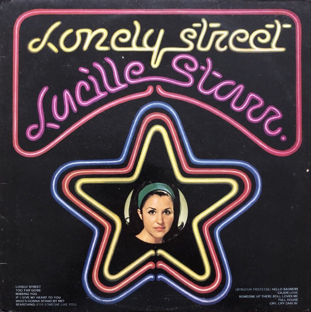 LUCILLE STARR LP: LONELY STREET, Ophalen of Verzenden, LP