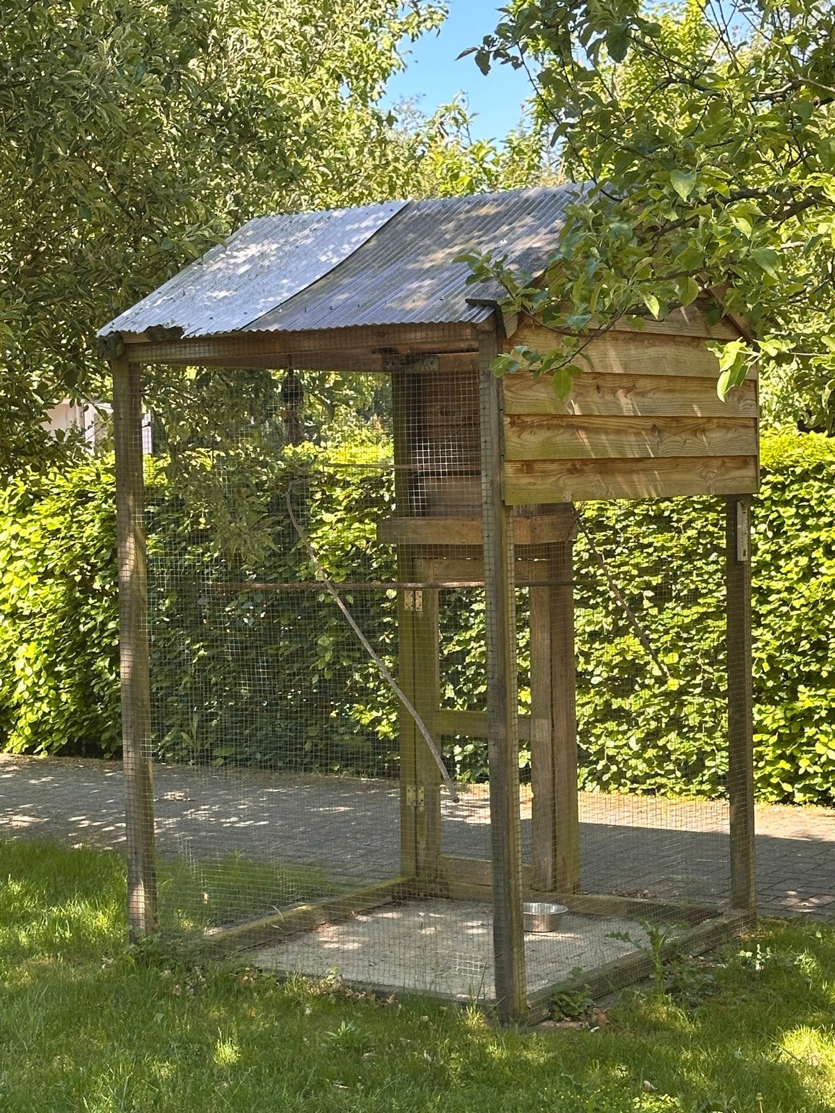 Vogel volière, Ophalen, Gebruikt, Hout, Volière