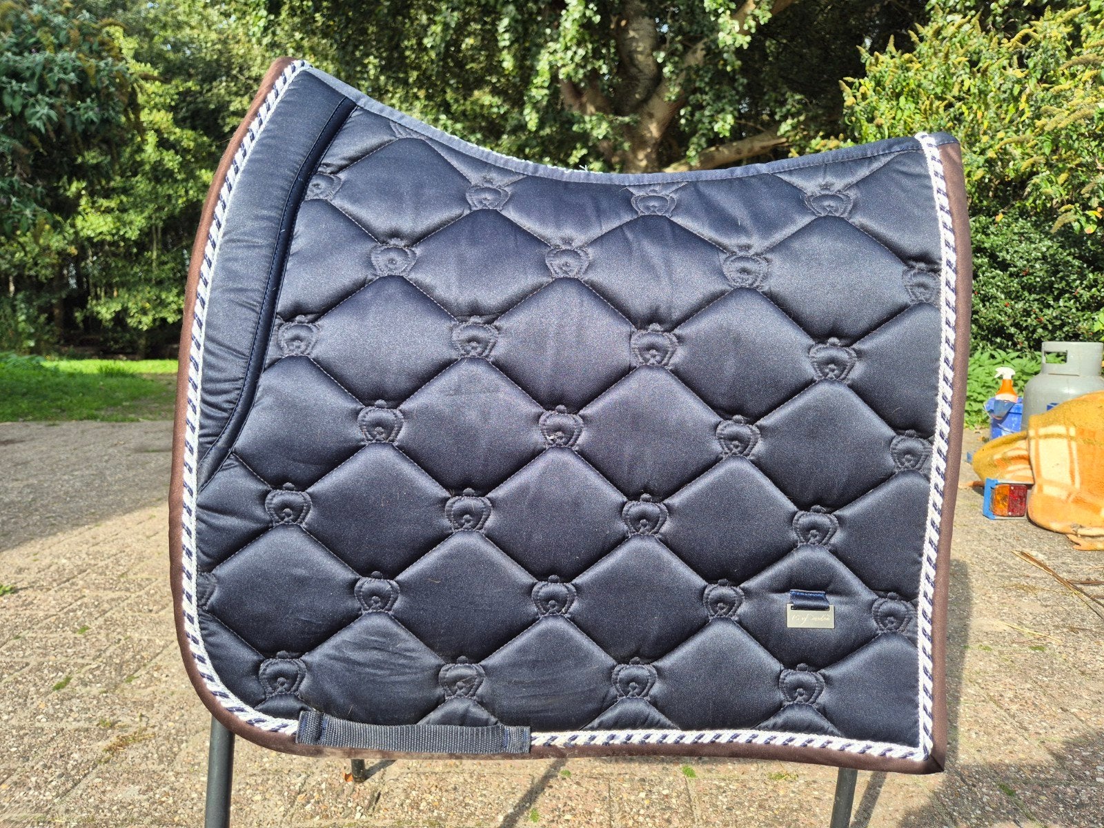 Ps of Sweden Monogram Deep Sapphire, Full (L), Gebruikt, Dressuurdekje, Ophalen of Verzenden