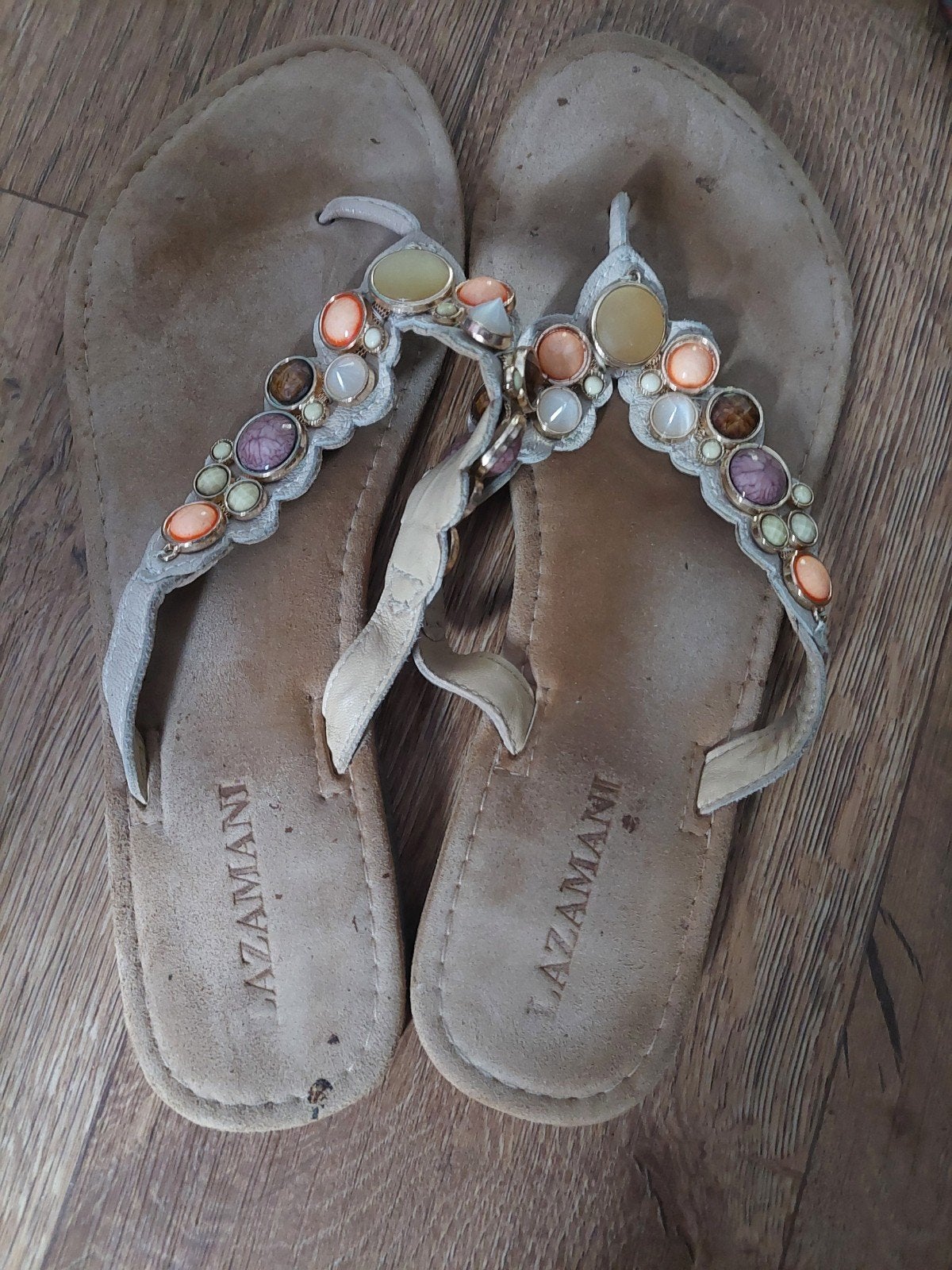 Lazamani slippers 41, Beige, Lazamani, Gedragen, Ophalen