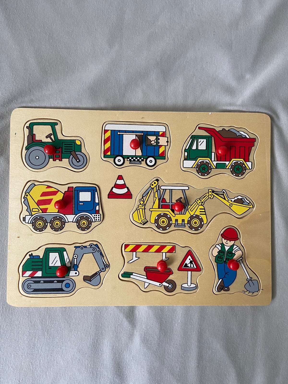 Houten puzzel, Ophalen of Verzenden, Minder dan 10 stukjes, Zo goed als nieuw, 6 maanden tot 2 jaar
