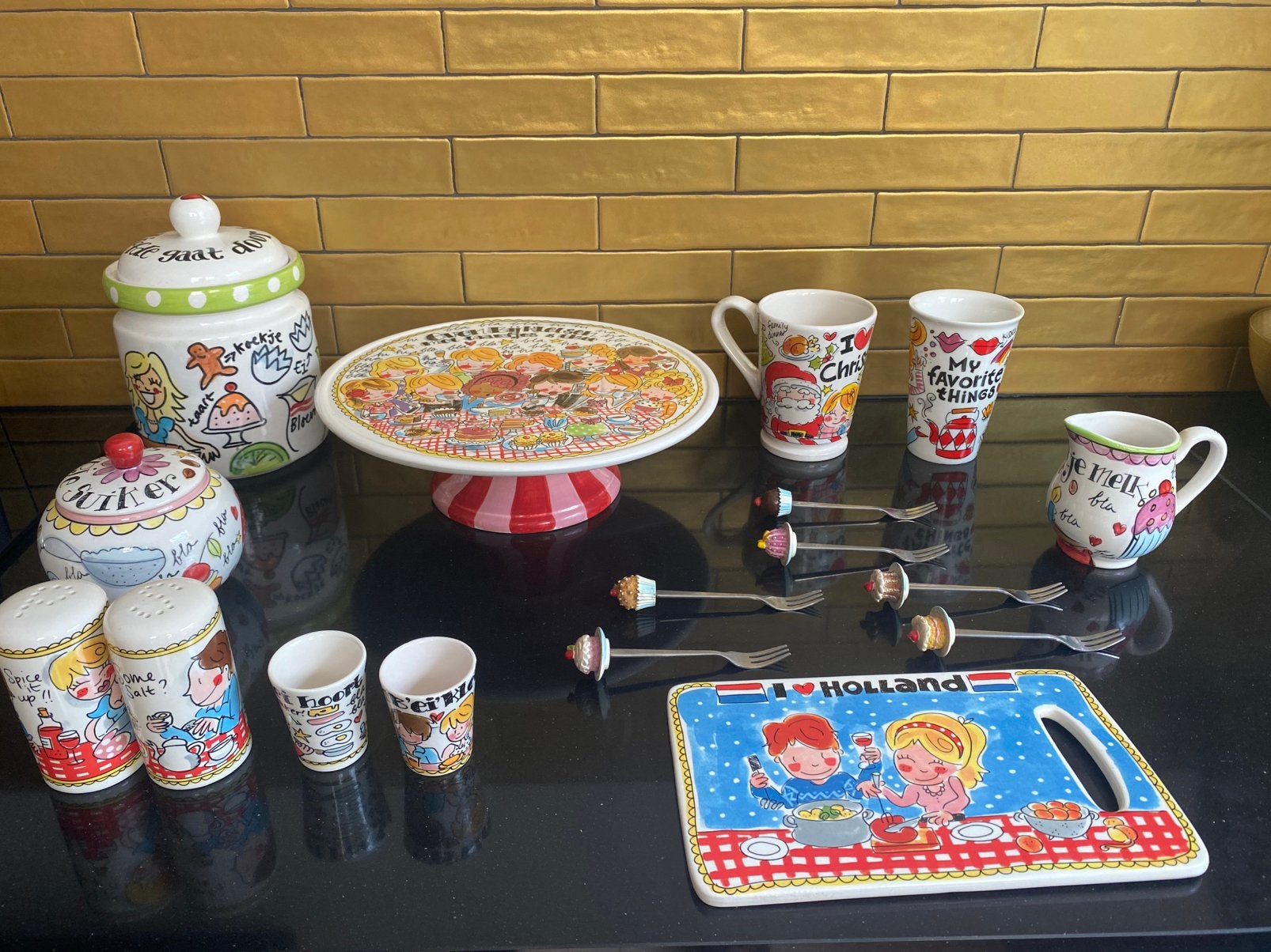 Blond Amsterdam servies, Huis en Inrichting, Keuken | Servies, Ophalen of Verzenden, Zo goed als nieuw, Modern, Blond Amsterdam