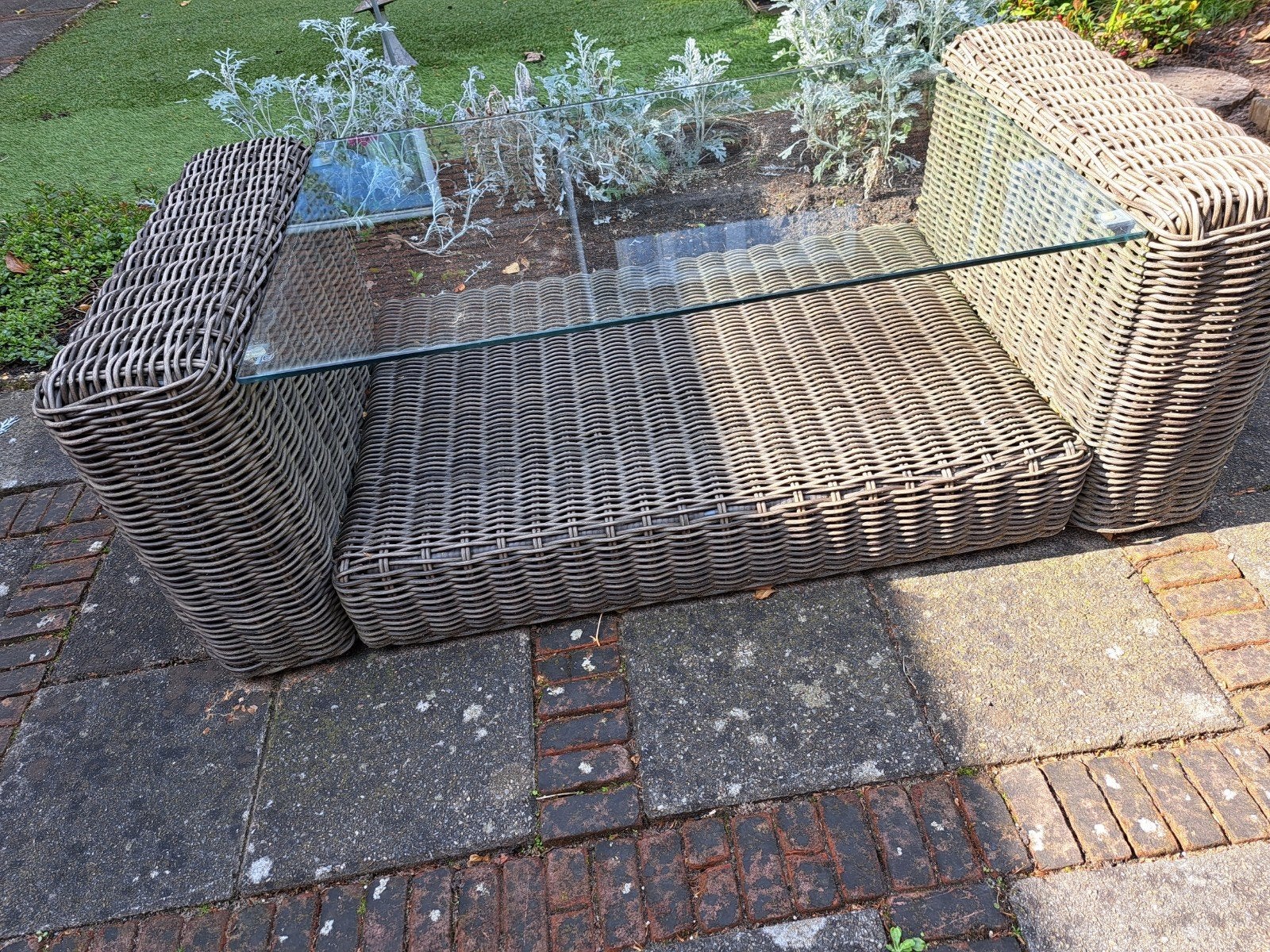 tuintafel, Tuin en Terras, Tuinsets en Loungesets, Ophalen, Zo goed als nieuw