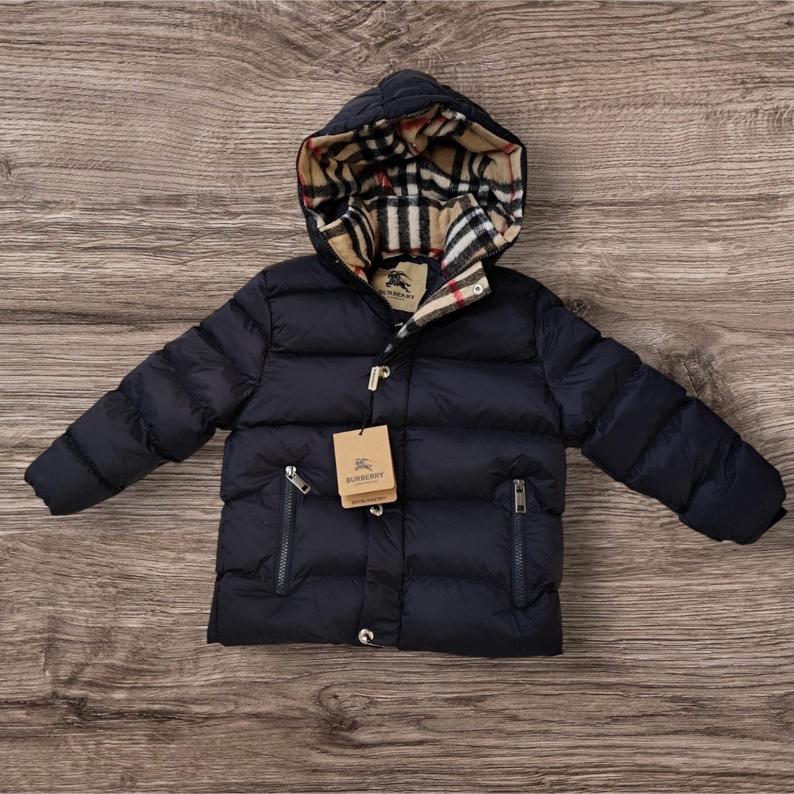 110€ burberry winter jassen 86 92 98 110 116 122 134 140 152, Ophalen of Verzenden, Nieuw, Jongetje of Meisje, Jasje
