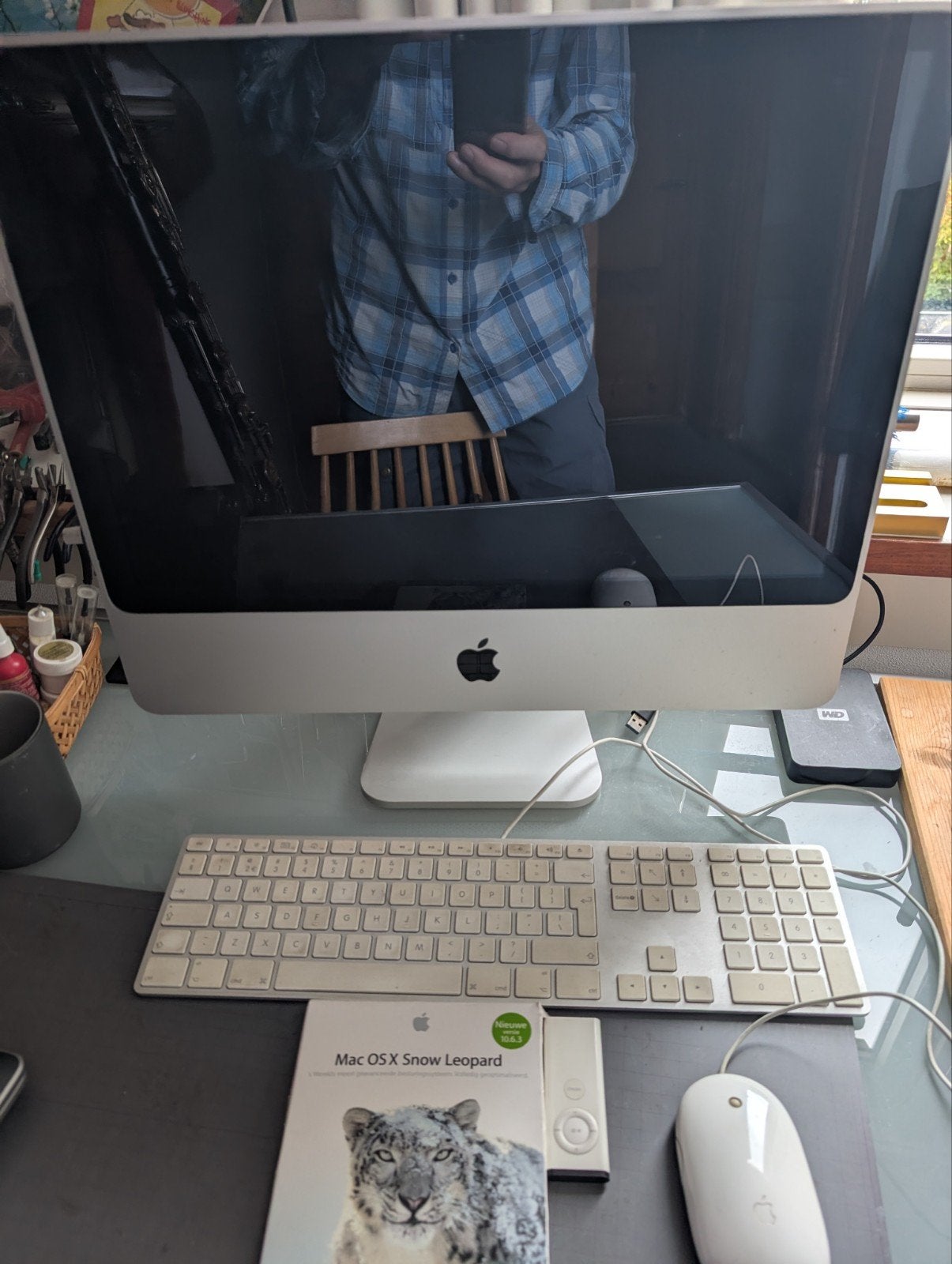 Apple iMac met Mac OS X Snow Leopard, Computers en Software, SSD, IMac, Ophalen of Verzenden, 21.5 inch