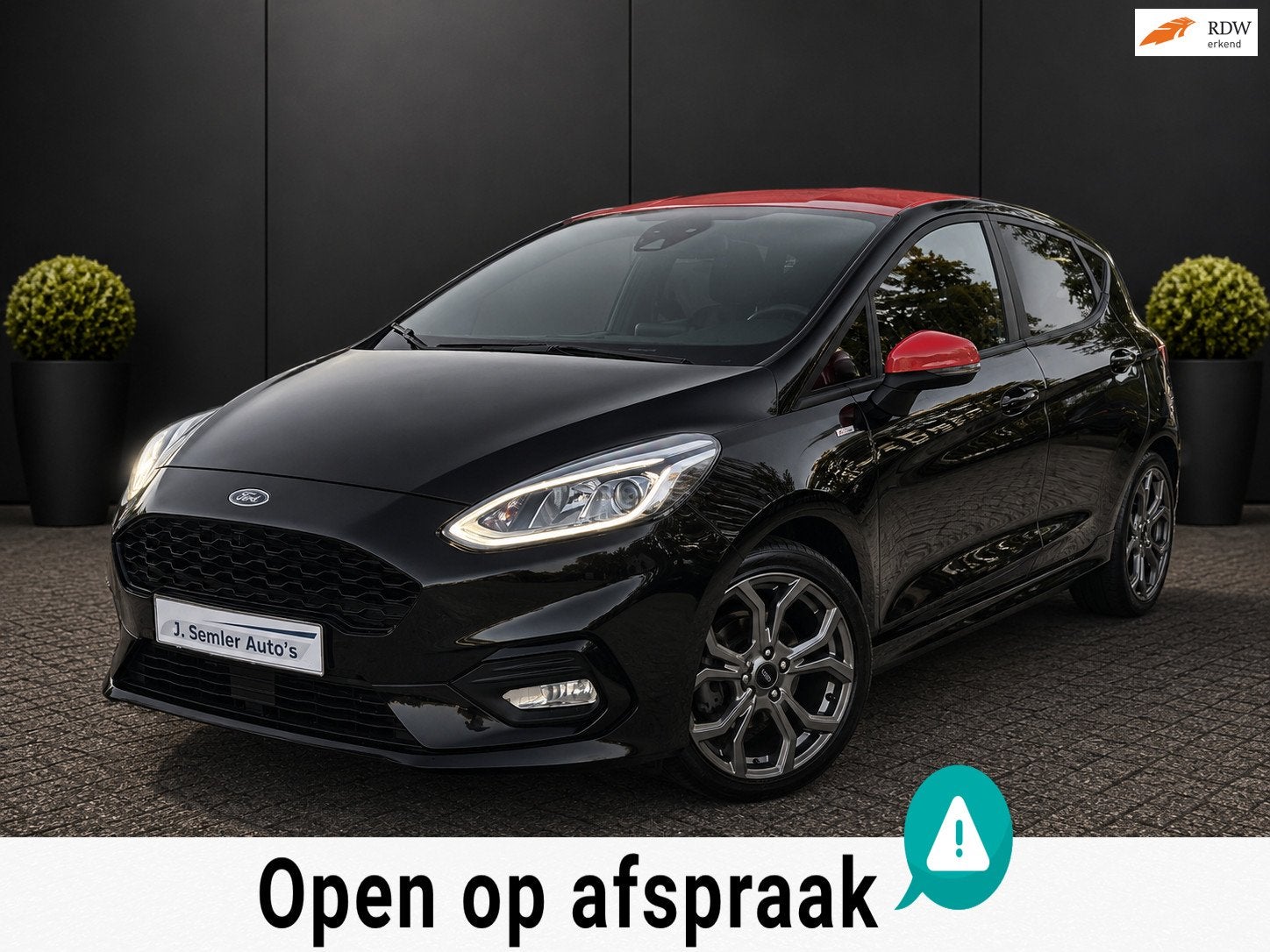Ford Fiesta 1.0 EcoBoost ST-Line BLACK&RED NAVI B&O CAMERA C, Auto's, Ford, Voorwielaandrijving, Gebruikt, Origineel Nederlands