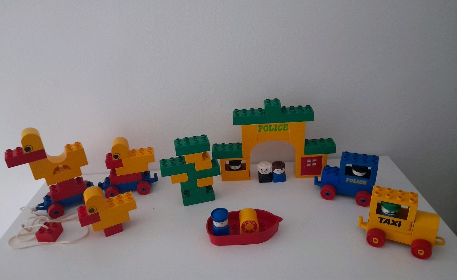 Lego Duplo 522,, 532, 534 en 535 ( Vintage ) Compleet, Ophalen of Verzenden, Gebruikt, Complete set, Duplo