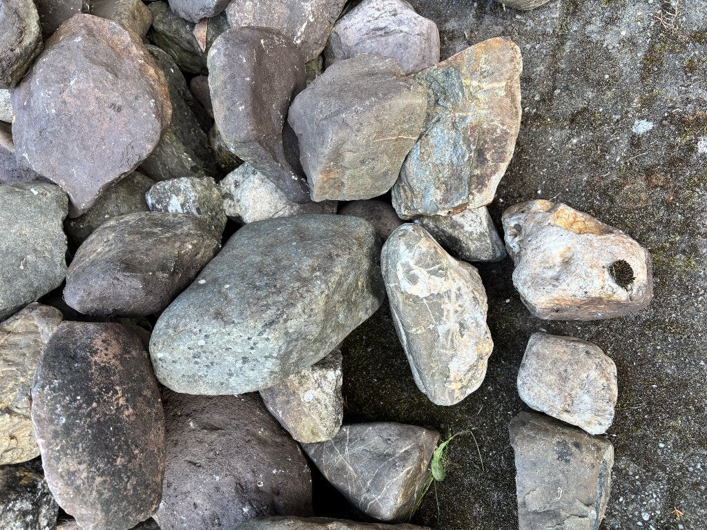 Grote rivierkeien/ sier keien, stenen, Tuin en Terras, Grind, Keien en Split, Ophalen, Gebruikt, Multi, Kei