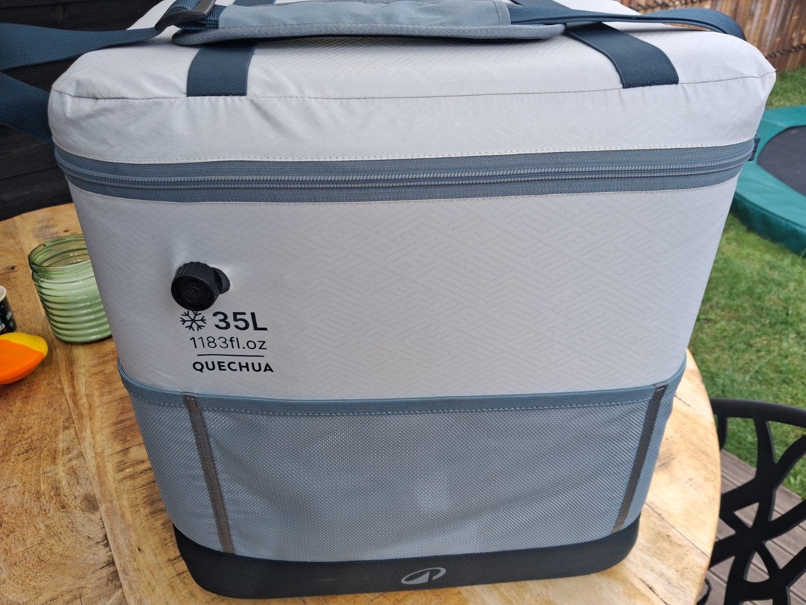 Grote opblaasbare koeltas 35 liter, Ophalen of Verzenden, Zo goed als nieuw, Koeltas, Koelelement