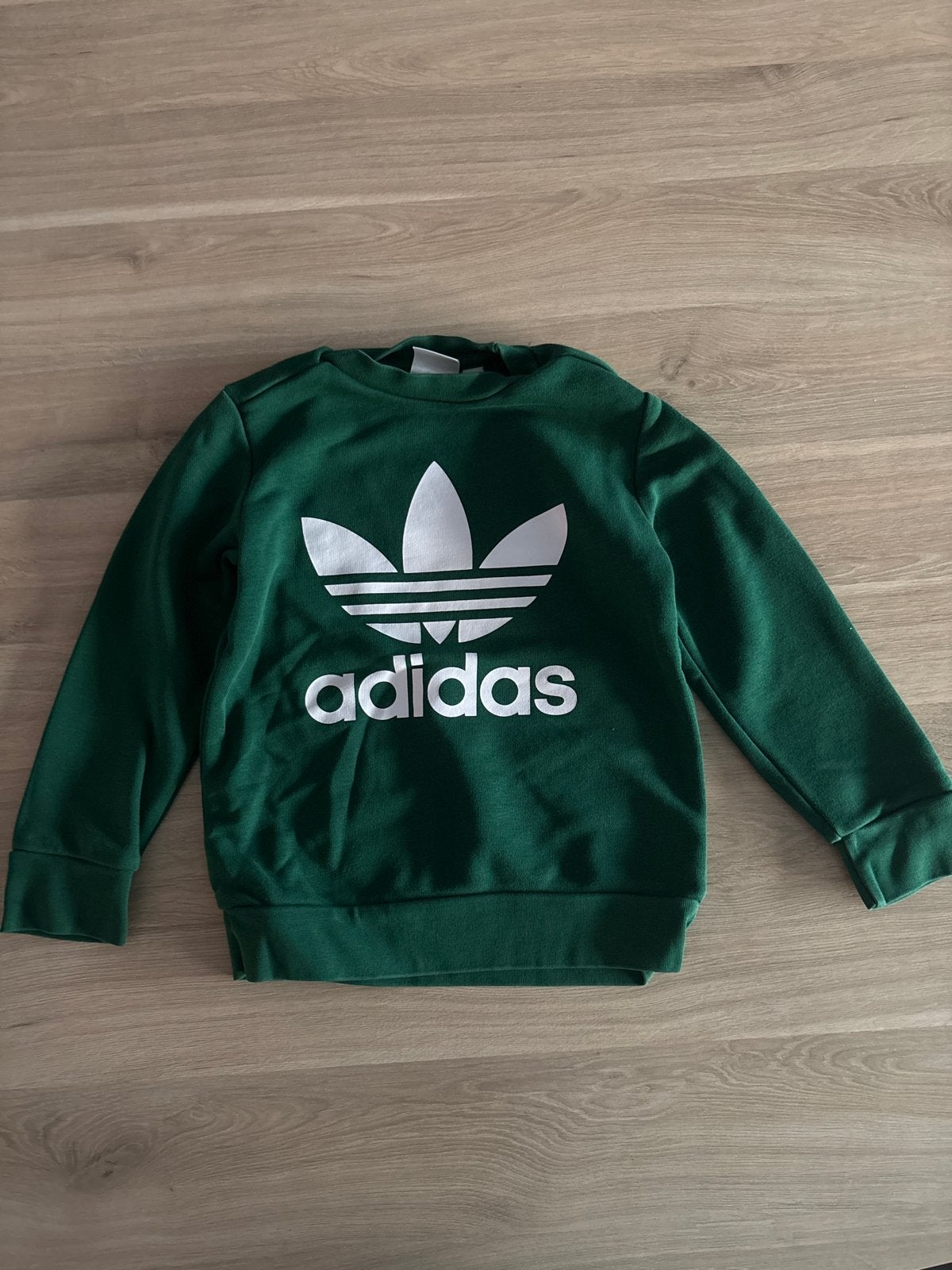 Adidas sweater groen maat 116 (5-6 jaar), Ophalen of Verzenden, Zo goed als nieuw, Jongen of Meisje, Trui of Vest