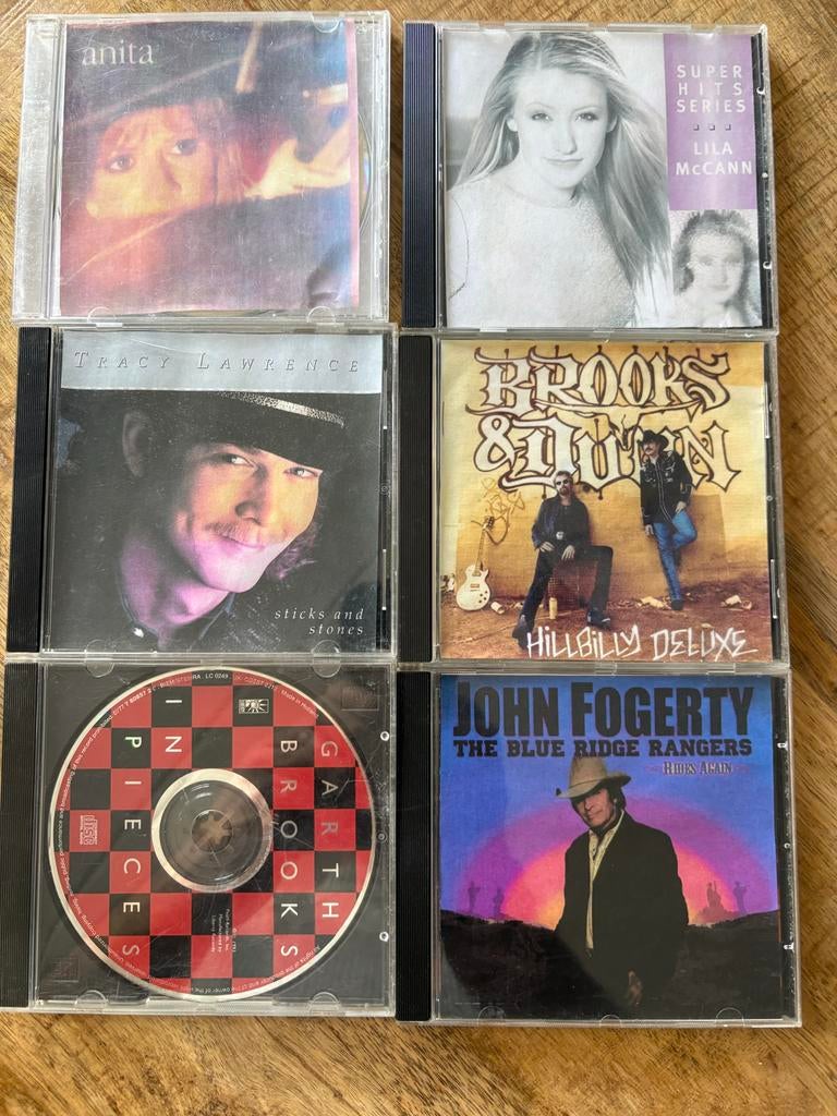 Country CD's: Anita, Lila McCann, Tracy Lawrence, Brooks & D, Ophalen of Verzenden, Gebruikt