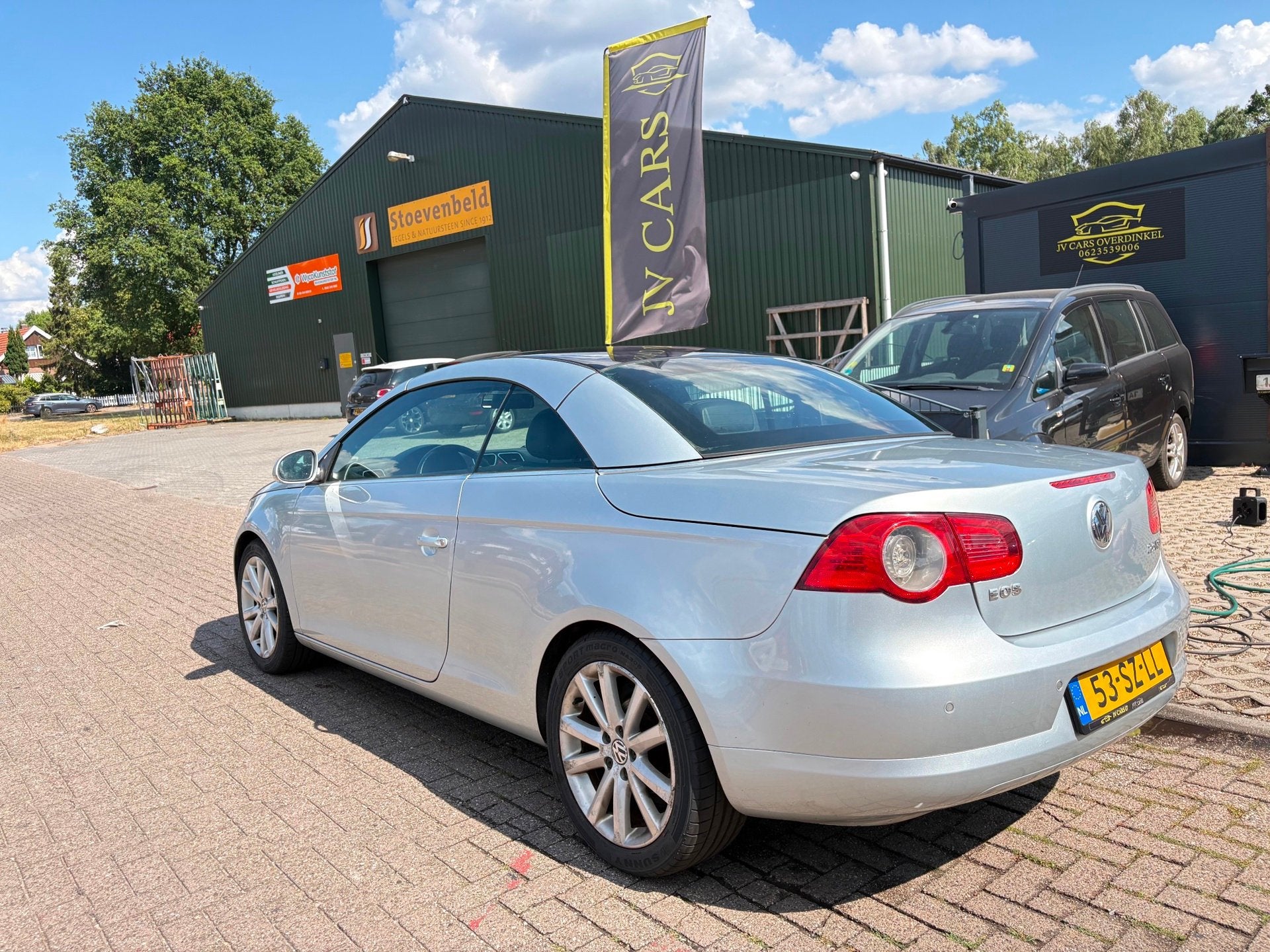Volkswagen Eos 2.0-16v FSI BOMVOL,AIRCO,LEDEREN BEKLEDING,6B, Auto's, Volkswagen, Voorwielaandrijving, Gebruikt, Open dak, 4 cilinders