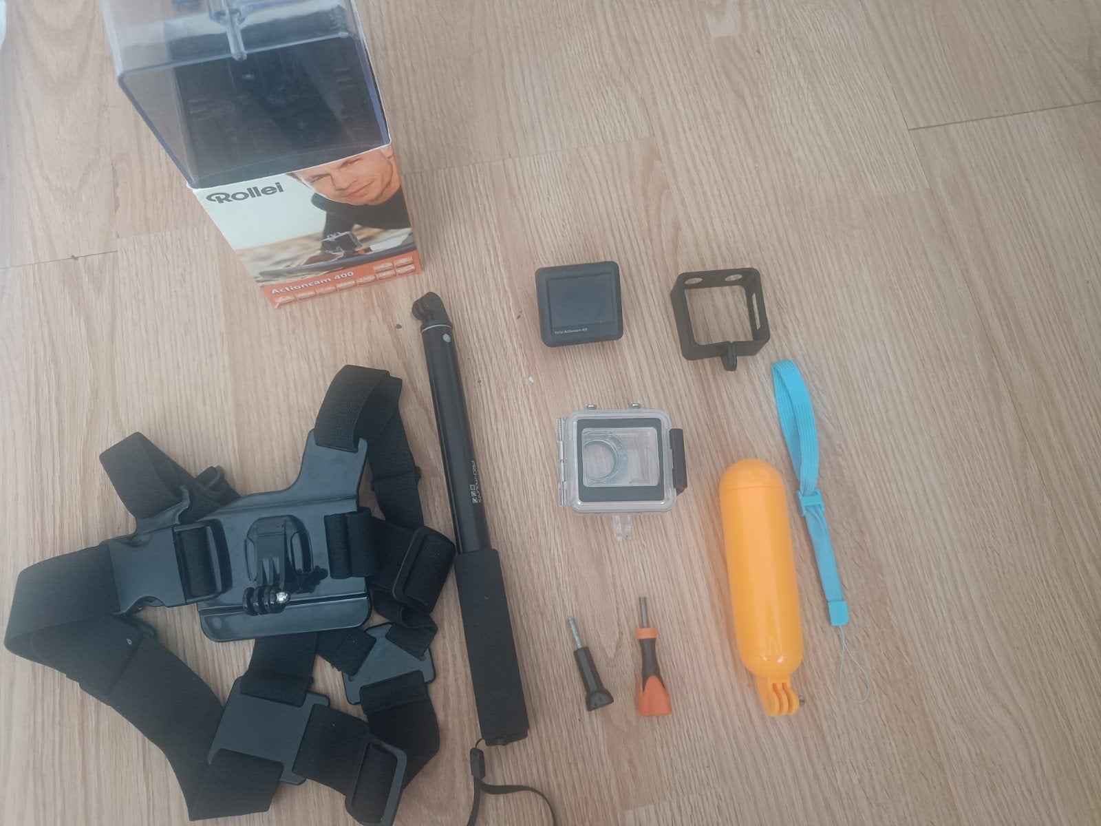 Rollei Actioncam 400 inc 16GB SD kaart met accessoires, Ophalen of Verzenden, Overige merken