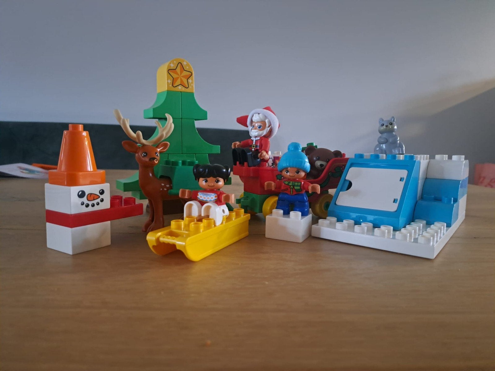 LEGO Duplo Kerstmis set 10837, Ophalen of Verzenden, Gebruikt, Overige merken